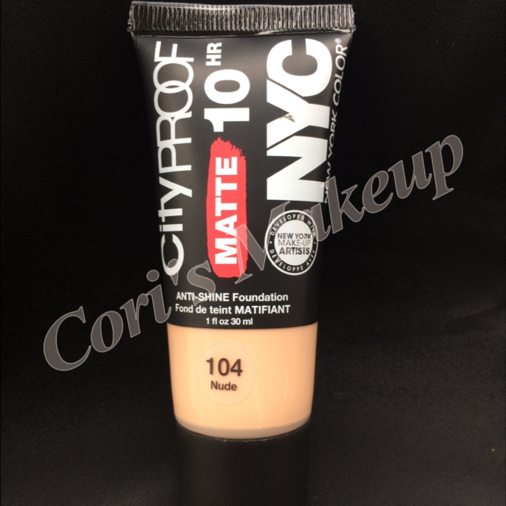 NYC City Proof 10hr Matte Foundation - Nude # 104